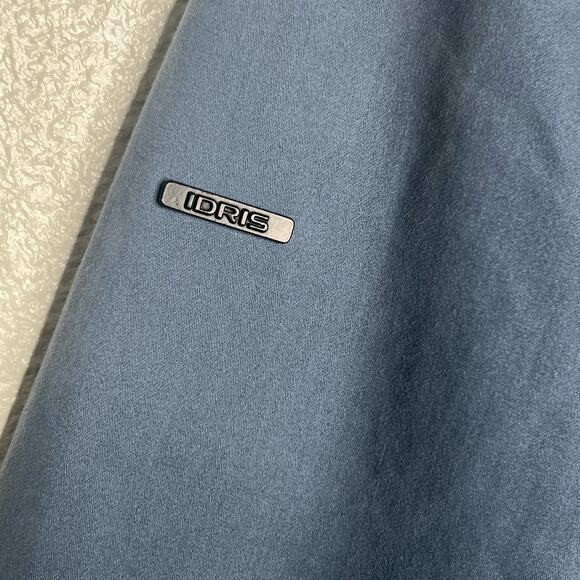 IDRIS ELBA X SUPERDRY Monogram Edition Full Zipper Bomber Jacket Blue Size Small - Picture 10 of 16